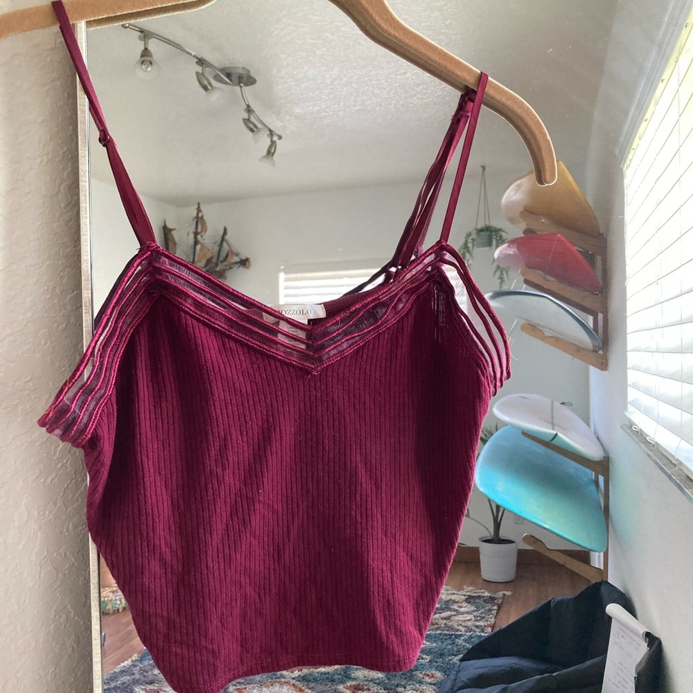 Soft cropped tank top